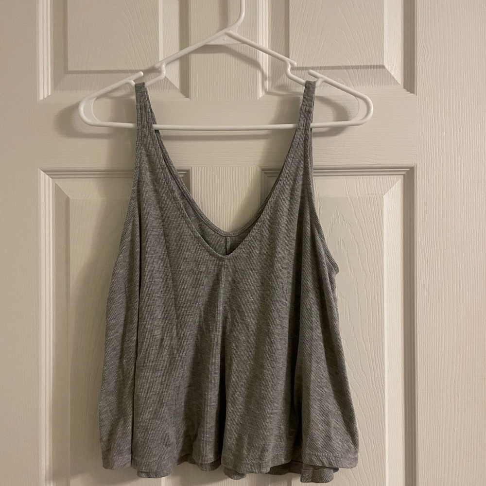 Grey Crop Top Size XS